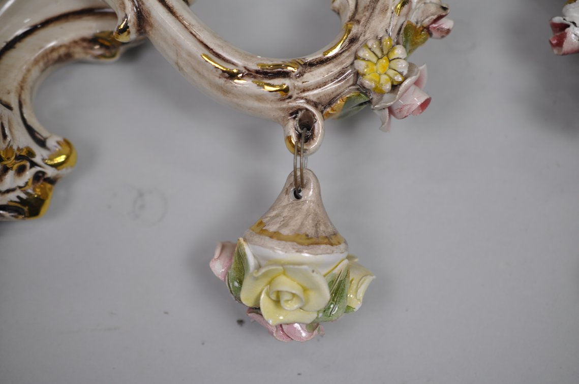 Capodimonte Sconces Five Arm Set