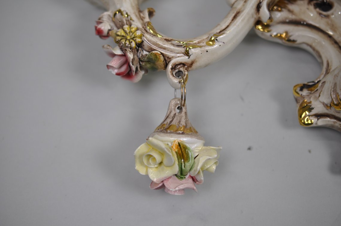 Capodimonte Sconces Five Arm Set