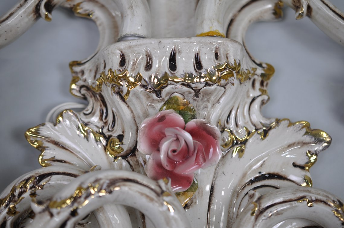 Capodimonte Sconces Five Arm Set, photo 10 of 25
