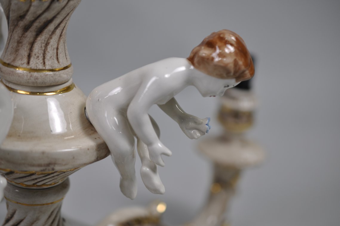 Capodimonte Chandelier w/ Porcelain Strap, photo 14 of 34