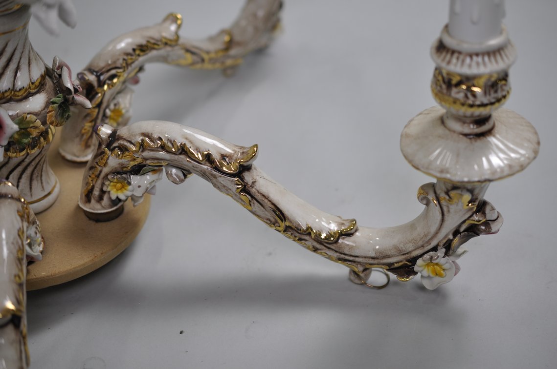 Capodimonte Chandelier w/ Porcelain Strap, photo 18 of 34