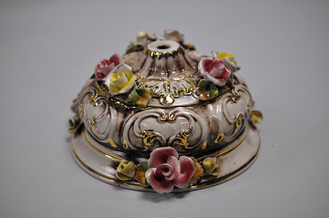Capodimonte Chandelier w/ Porcelain Strap, photo 4 of 34