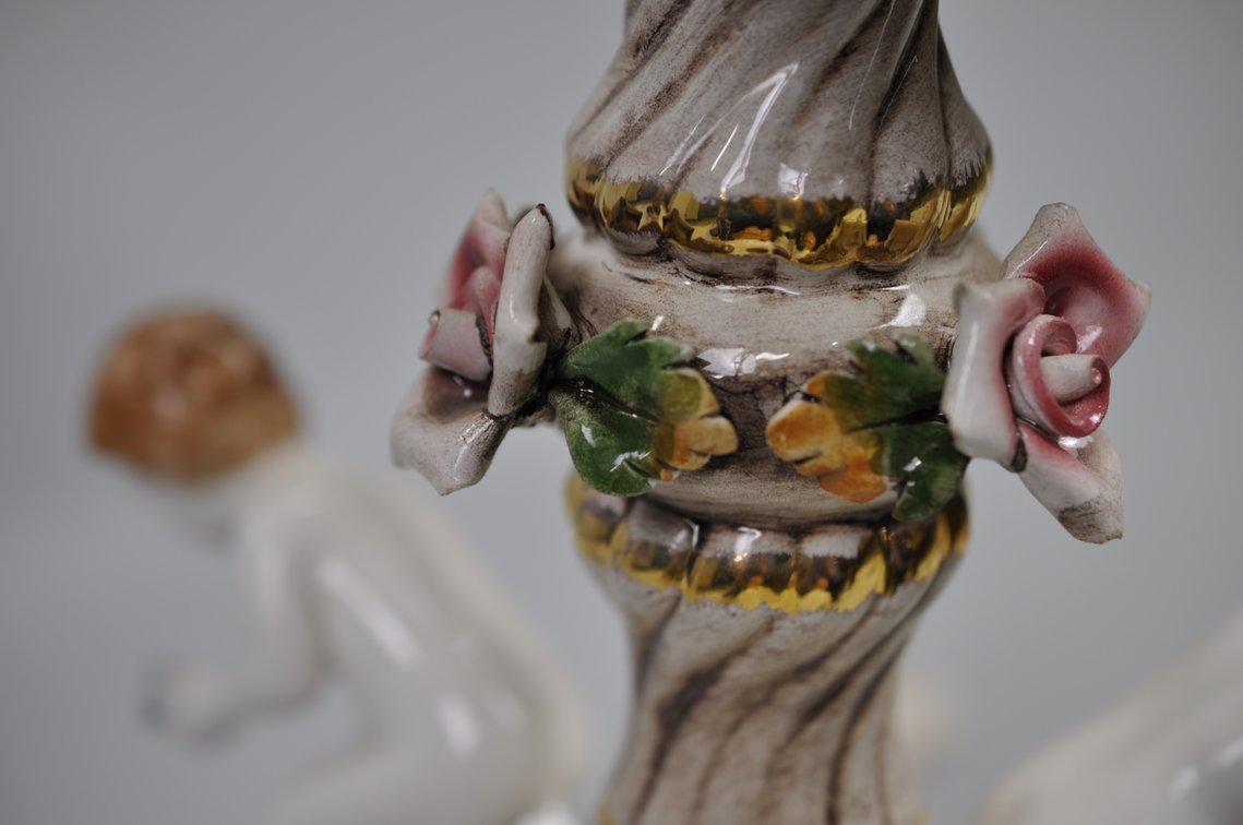 Capodimonte Chandelier w/ Porcelain Strap, photo 34 of 34