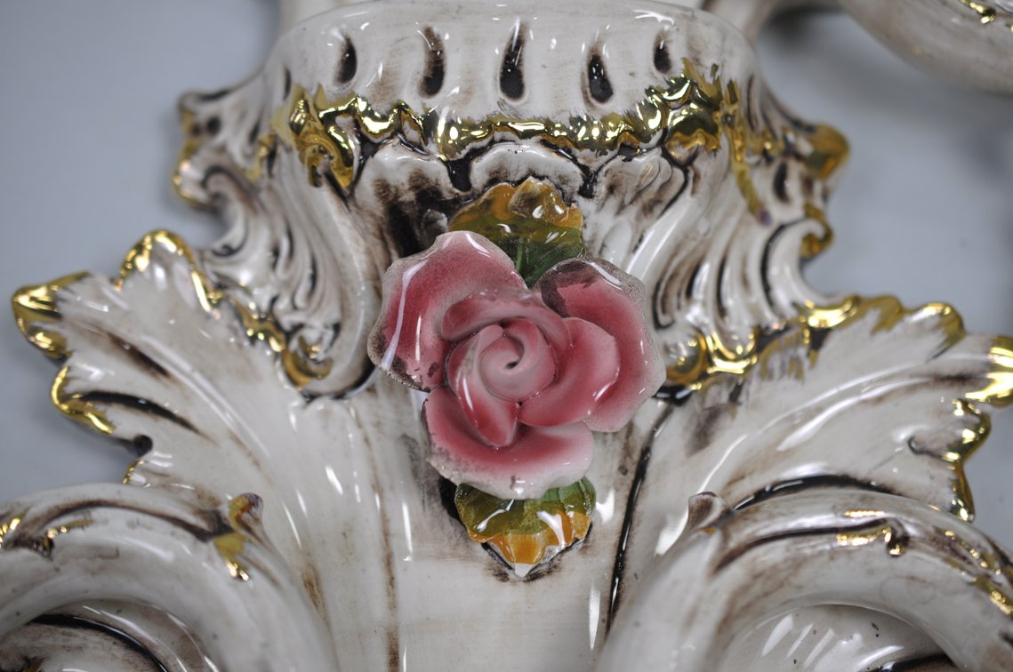 Capodimonte Sconces Three Arm Set, photo 15 of 21