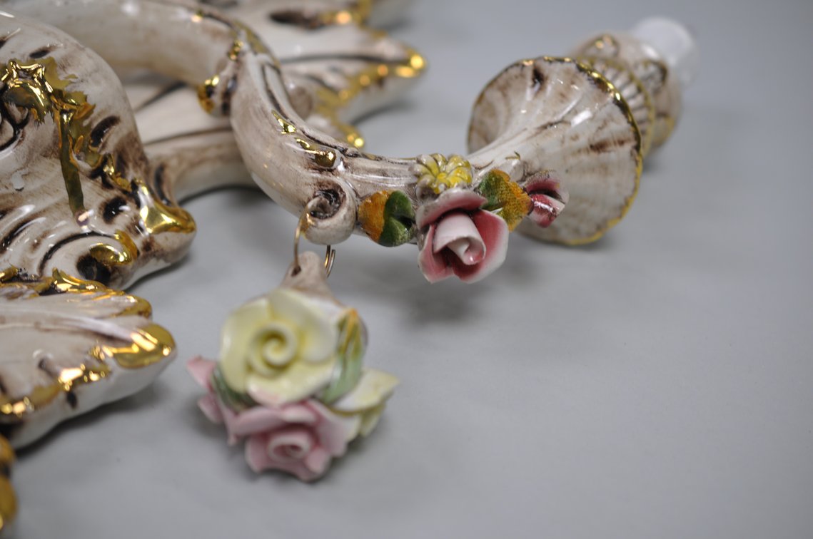 Capodimonte Sconces Three Arm Set, photo 18 of 21