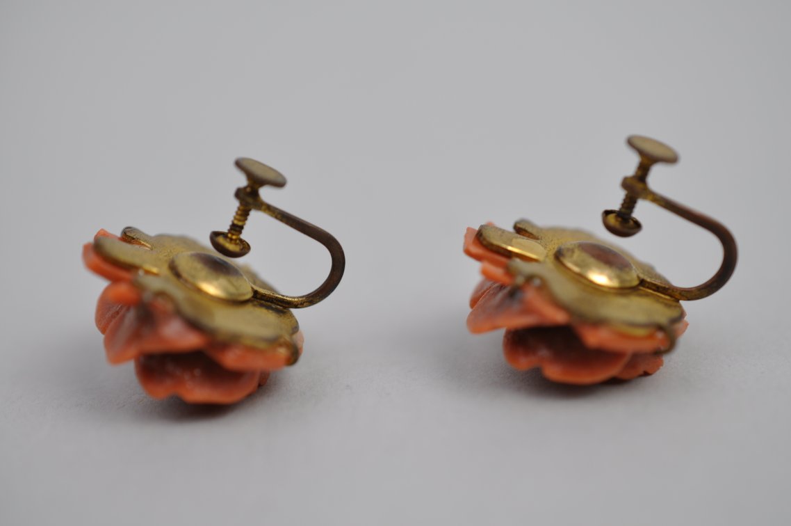 Celluloid Brooch Earrings Ring, photo 11 of 15