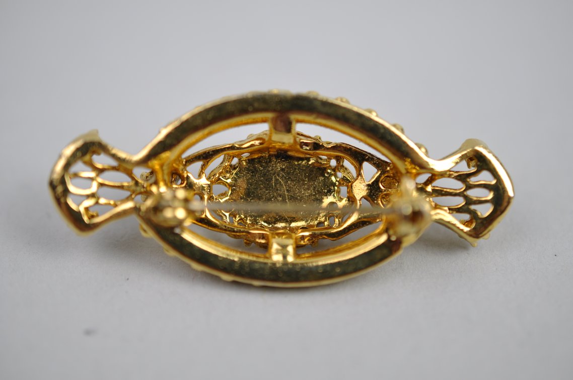 Brooch Pins Czech Glass Victorian Revival Art Deco, photo 20 of 25