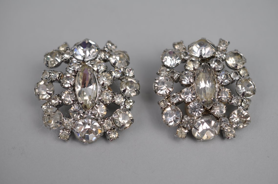 Rhinestone Jewelry Earrings & Brooches