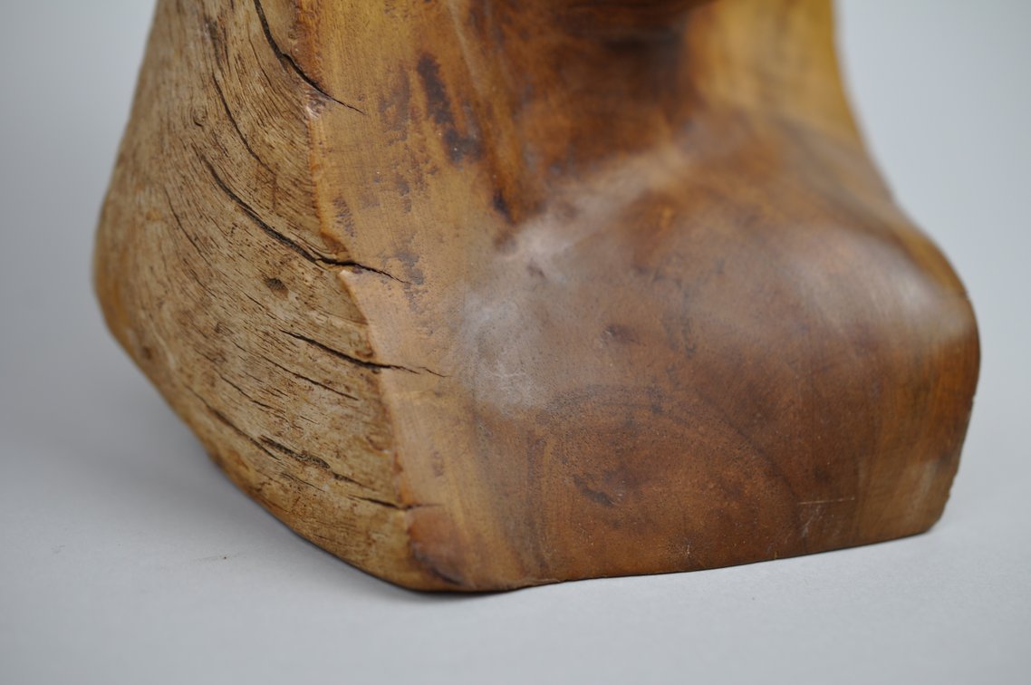 Signed Madame Pele Wooden Sculpture, photo 3 of 15
