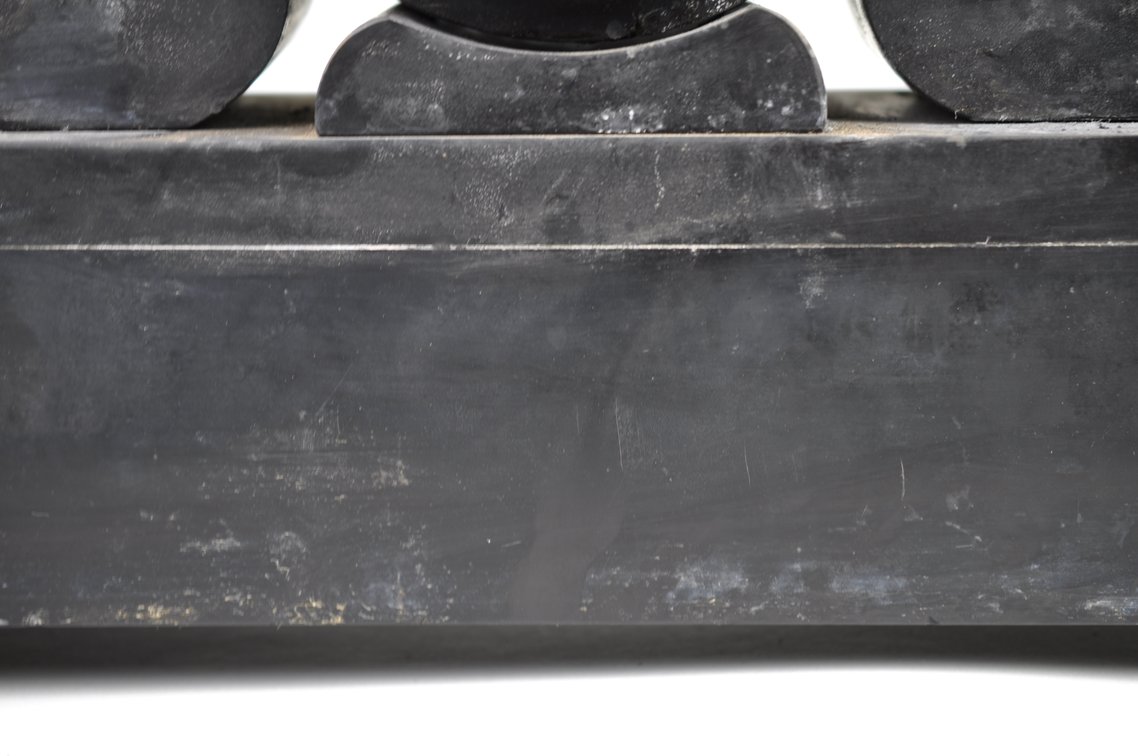 Barrard & Vignon Drum Head Slate Mantel Clock, photo 21 of 25
