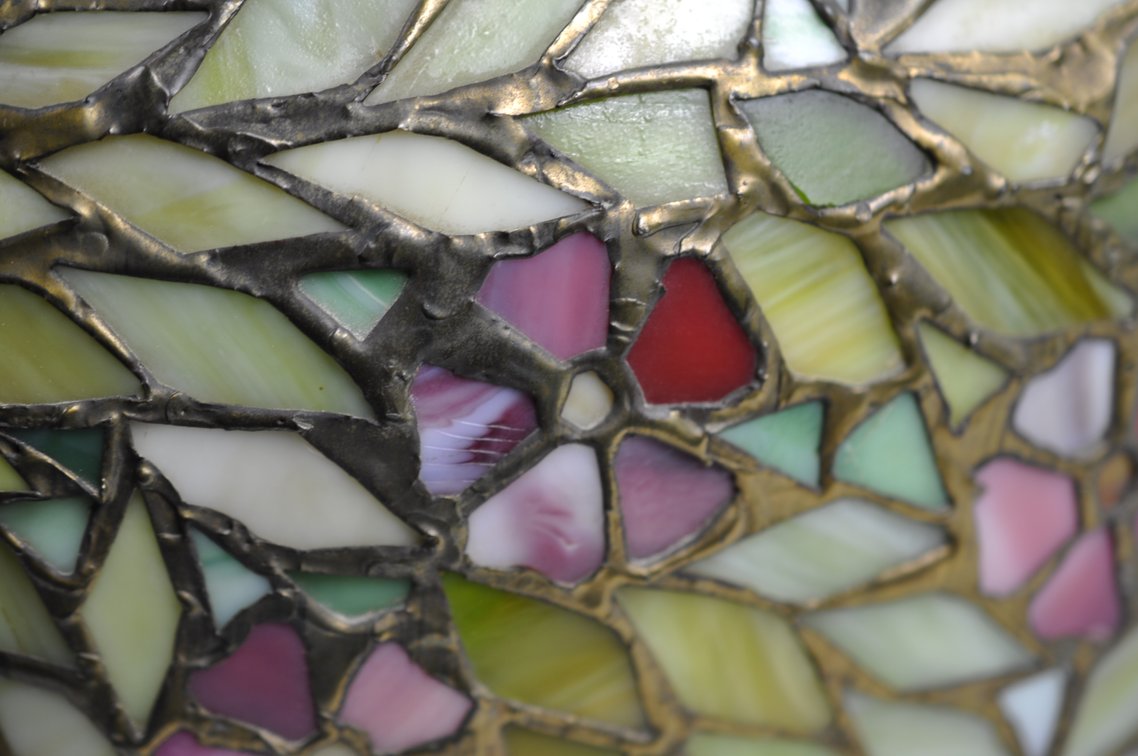 Tiffany-Style Cherry Blossom Table Lamp, photo 9 of 33