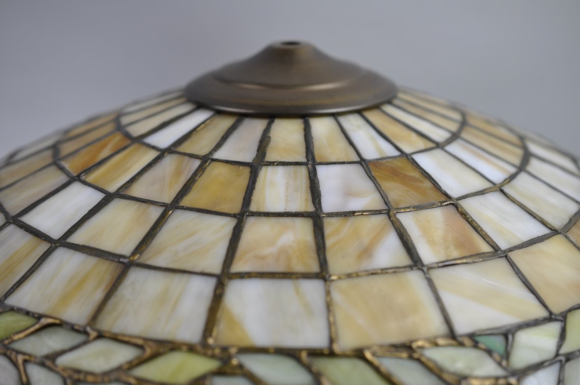 Tiffany-Style Cherry Blossom Table Lamp