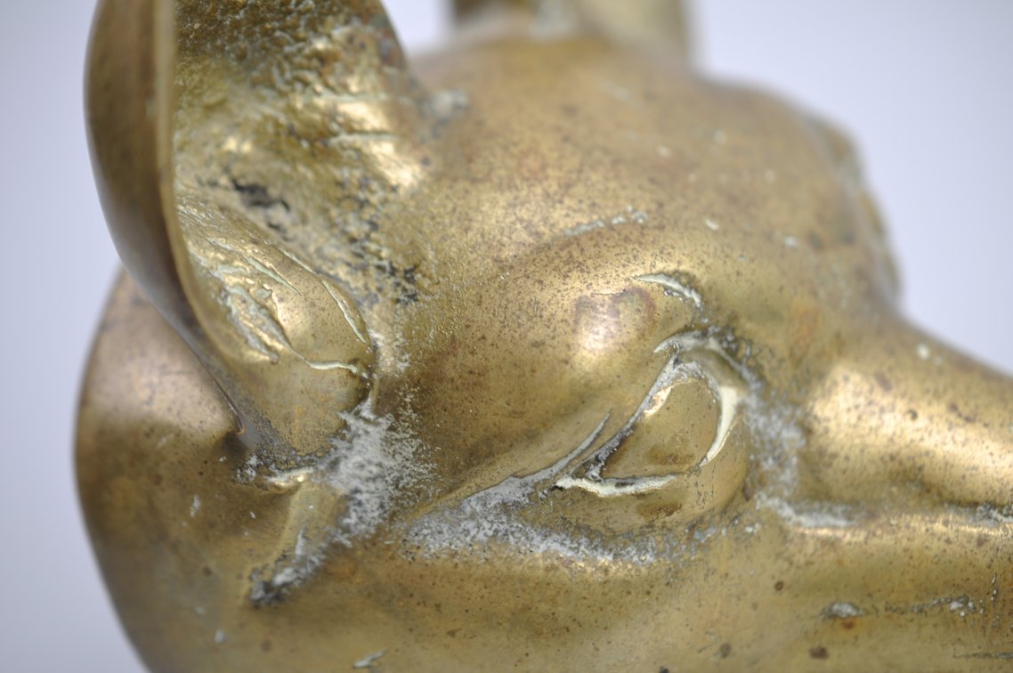 Brass Fox and Whip Doorstop, photo 14 of 16