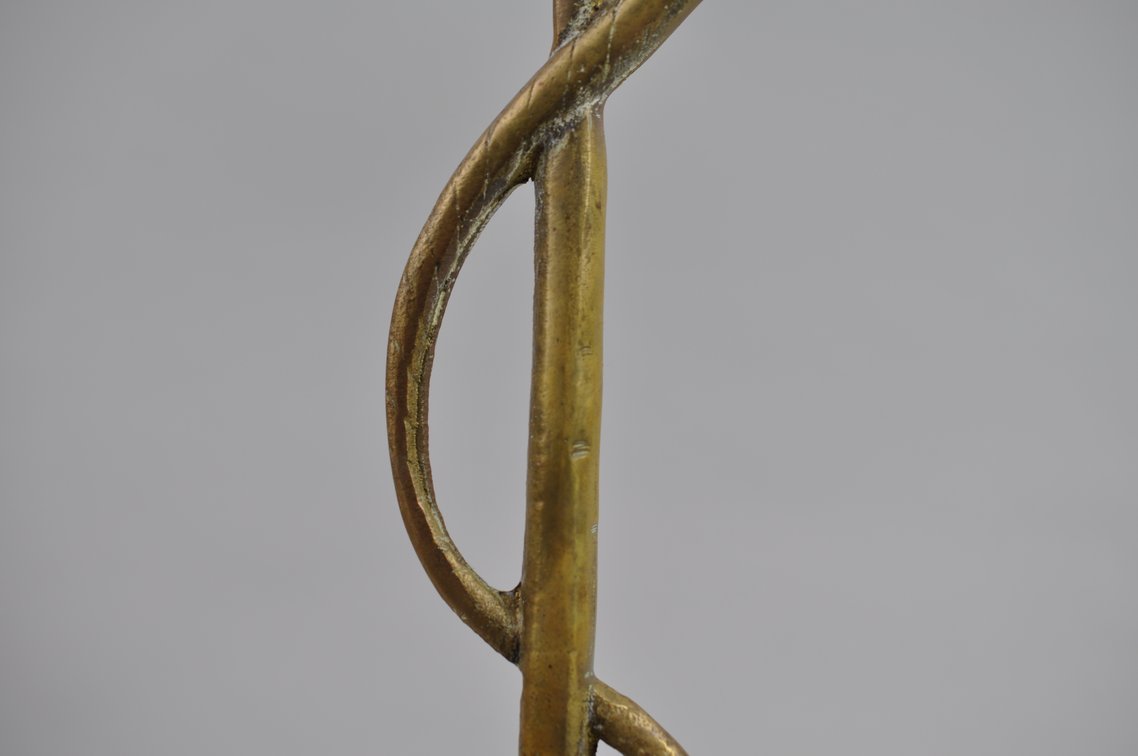 Brass Fox and Whip Doorstop