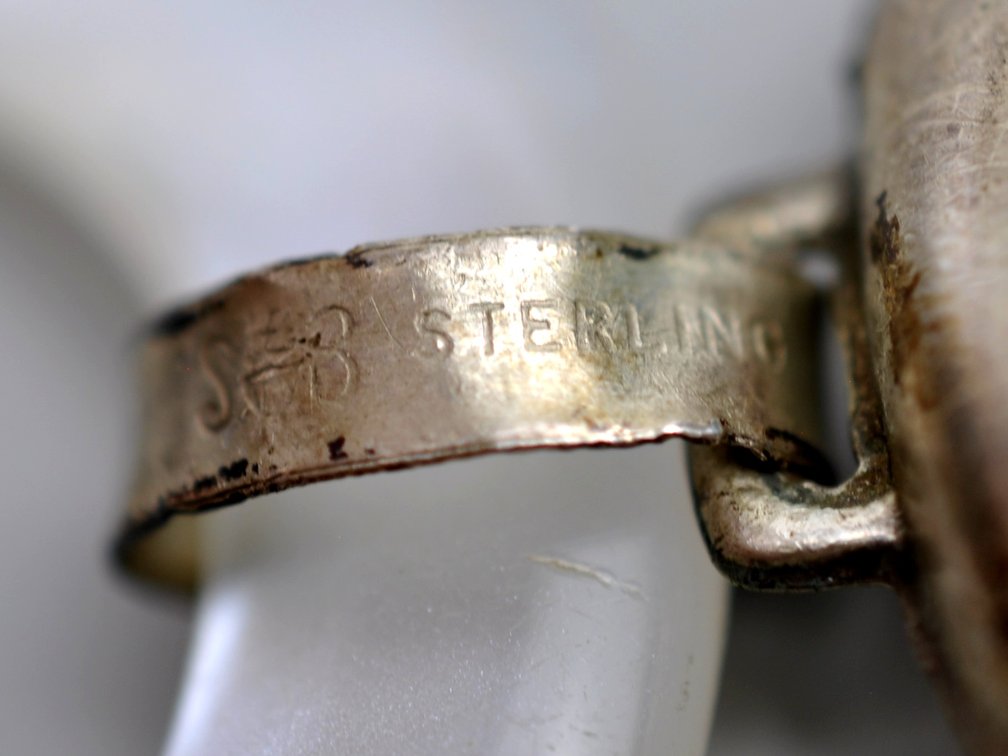 Sterling Silver Bracelet Baby Rattle