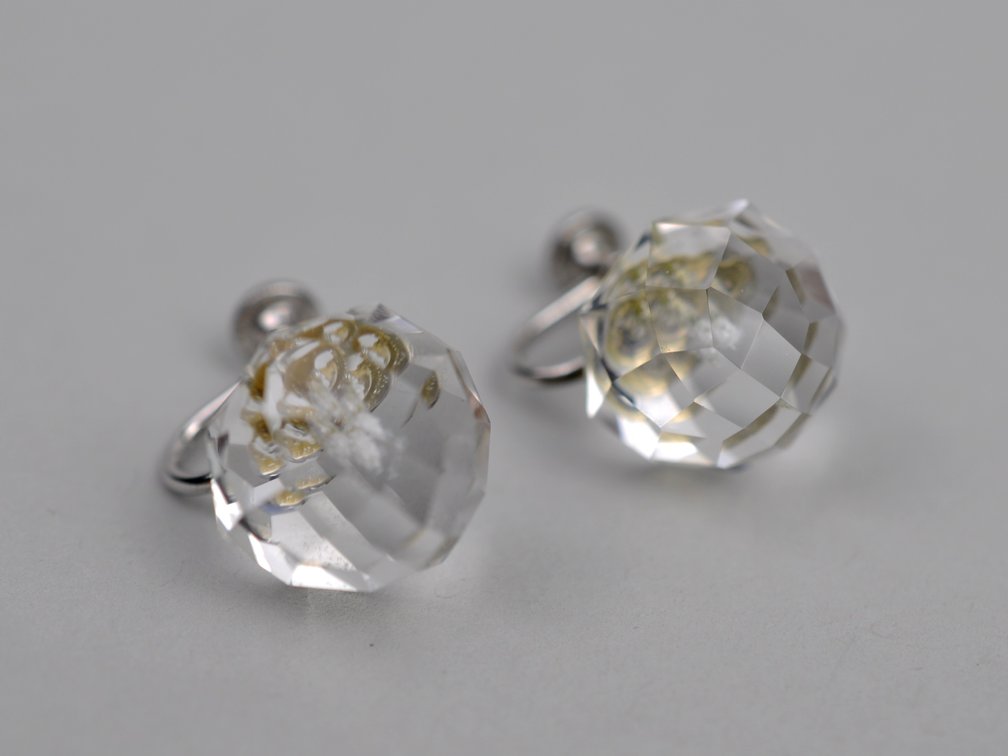 Sterling Silver Crystal Earrings Necklace, photo 10 of 18