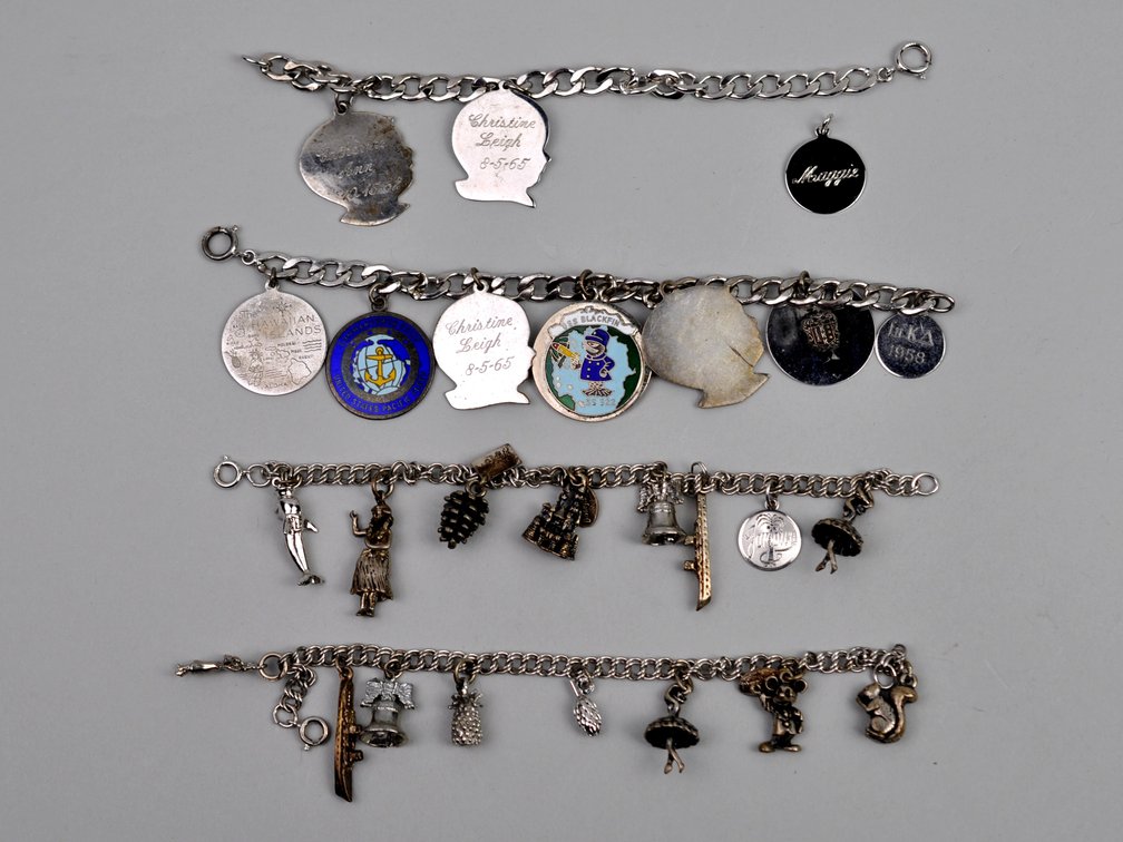 Sterling Silver Charm Bracelets