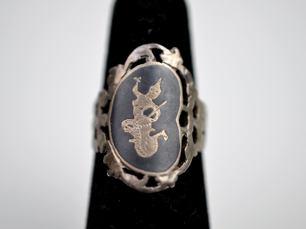 Sterling Silver Siam Thailand Rings, photo 9 of 14