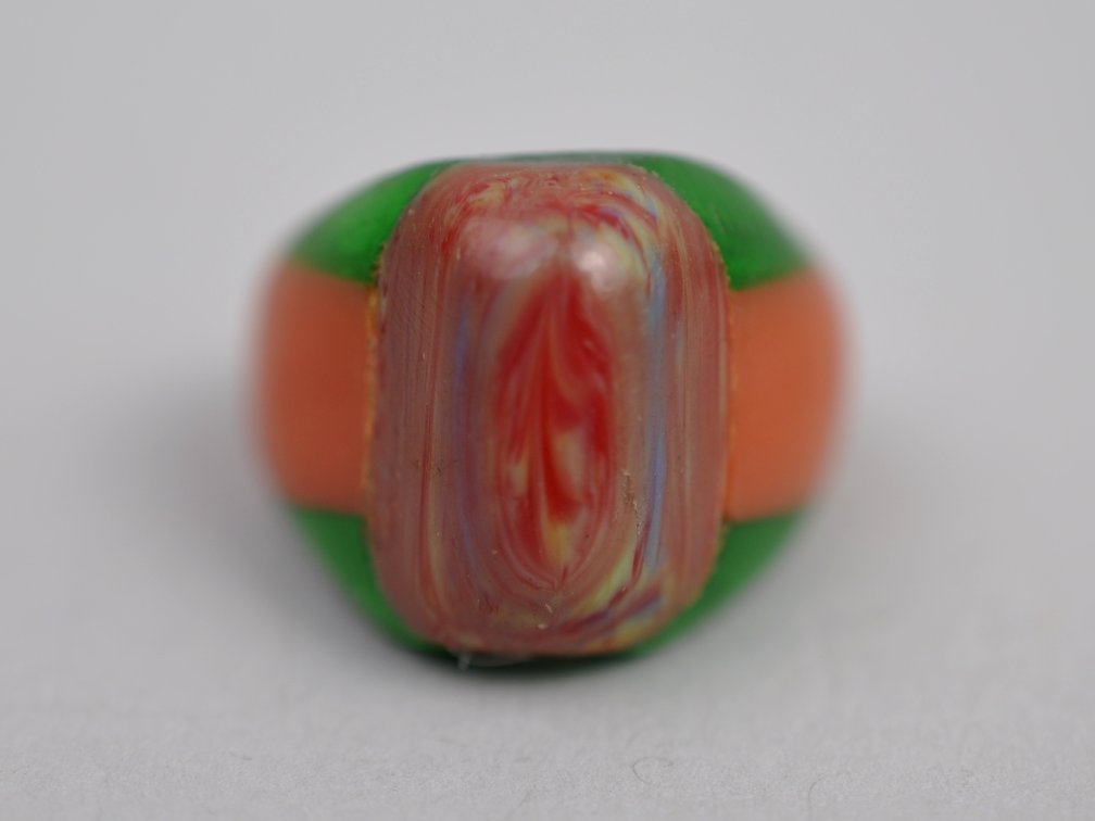 Celluloid Brooch Earrings Ring, photo 12 of 15