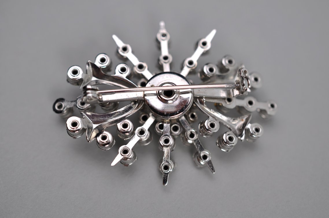 Weiss Costume Rhinestone Mid-Century Modern Jewelry