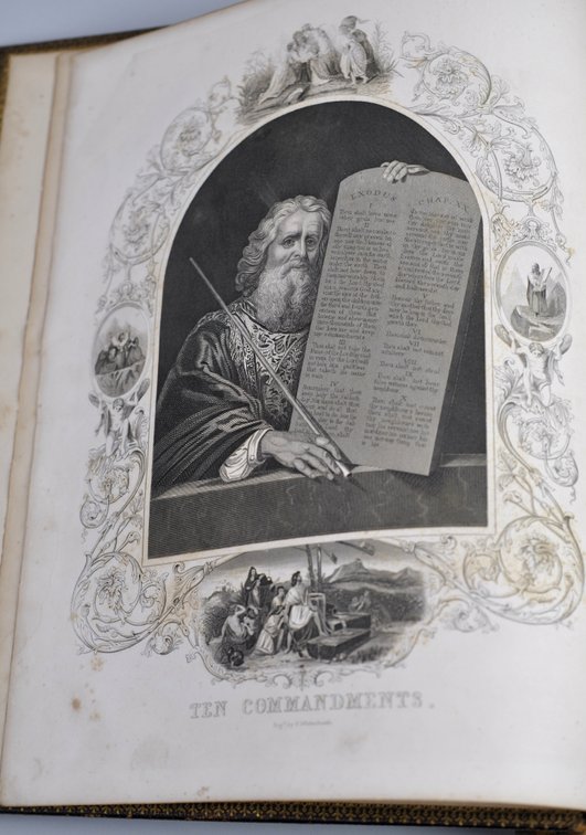 Mid-1800's Leather Family Bible, photo 26 of 28