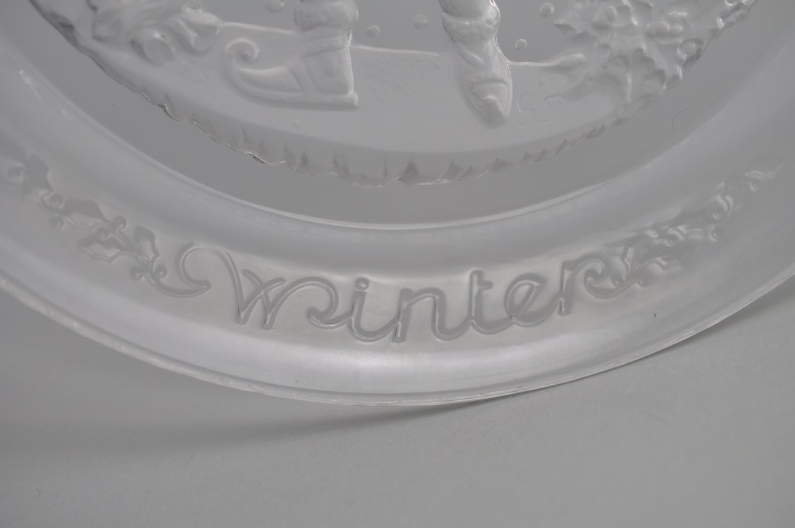 Cristalleries De Vianne Seasons Plates w/COAs, photo 29 of 52