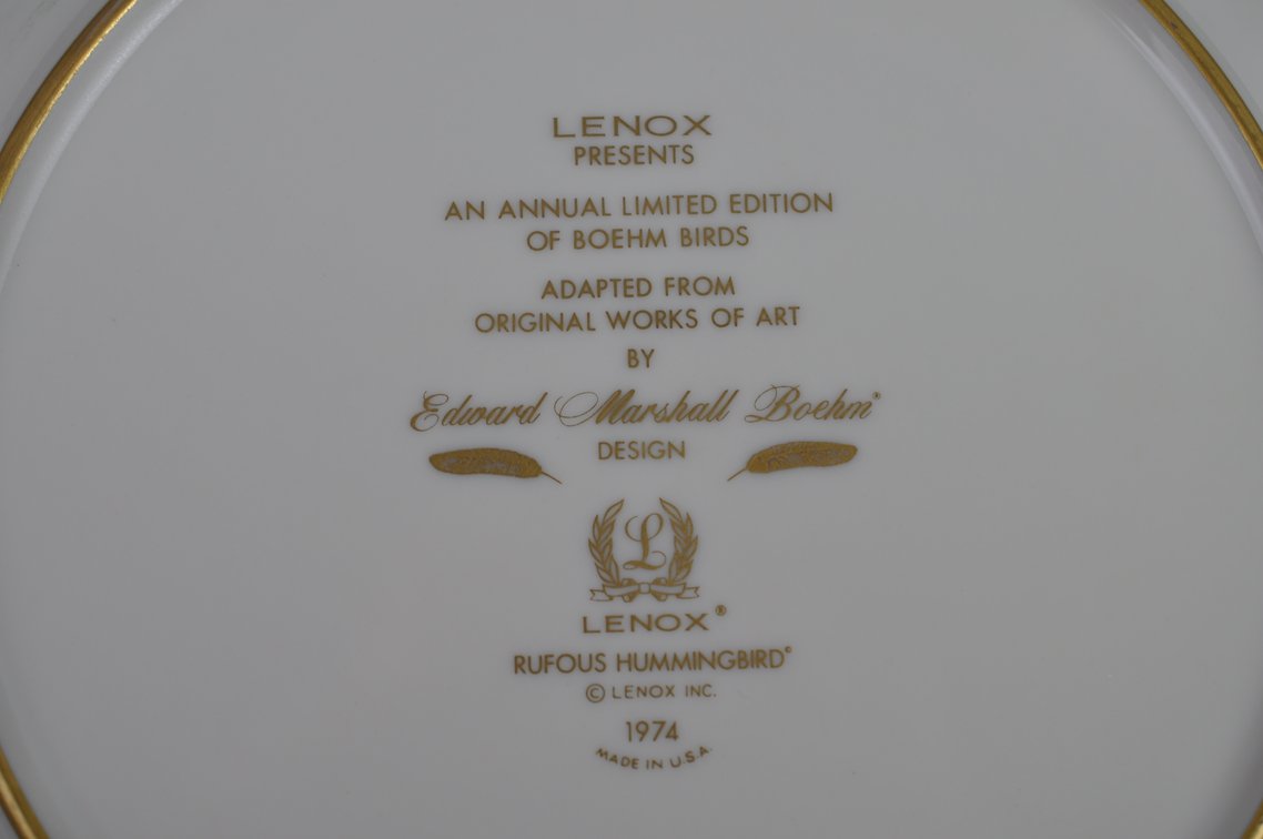 Lenox/Boehm Annual Bird Plates Collection, photo 14 of 104