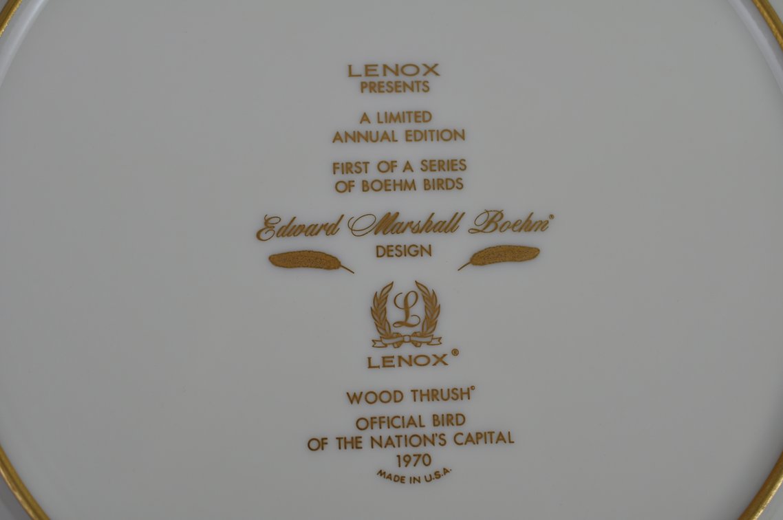 Lenox/Boehm Annual Bird Plates Collection, photo 29 of 104