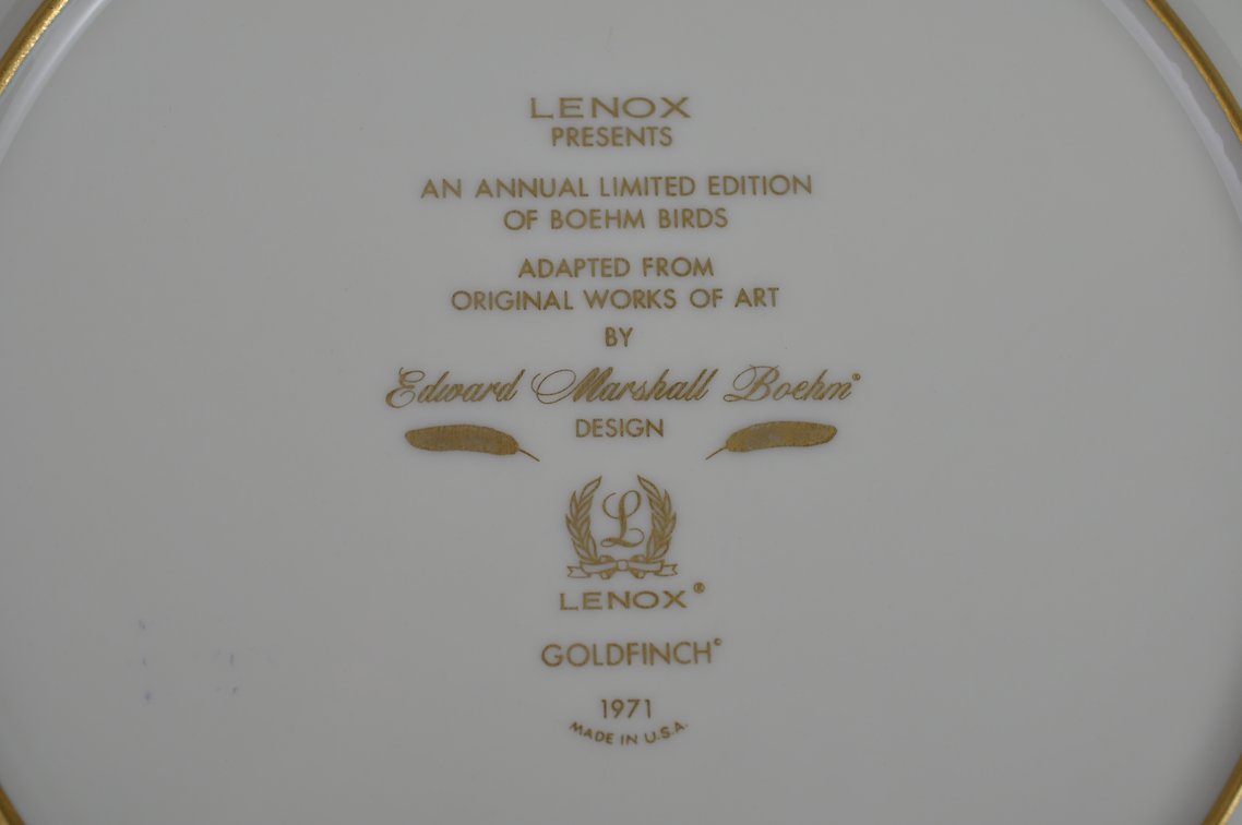 Lenox/Boehm Annual Bird Plates Collection, photo 24 of 104