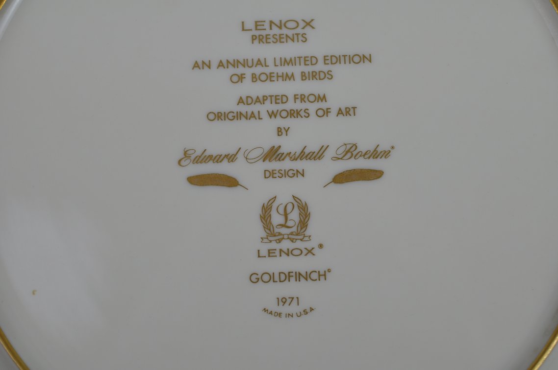 Lenox/Boehm Annual Bird Plates Collection, photo 34 of 104