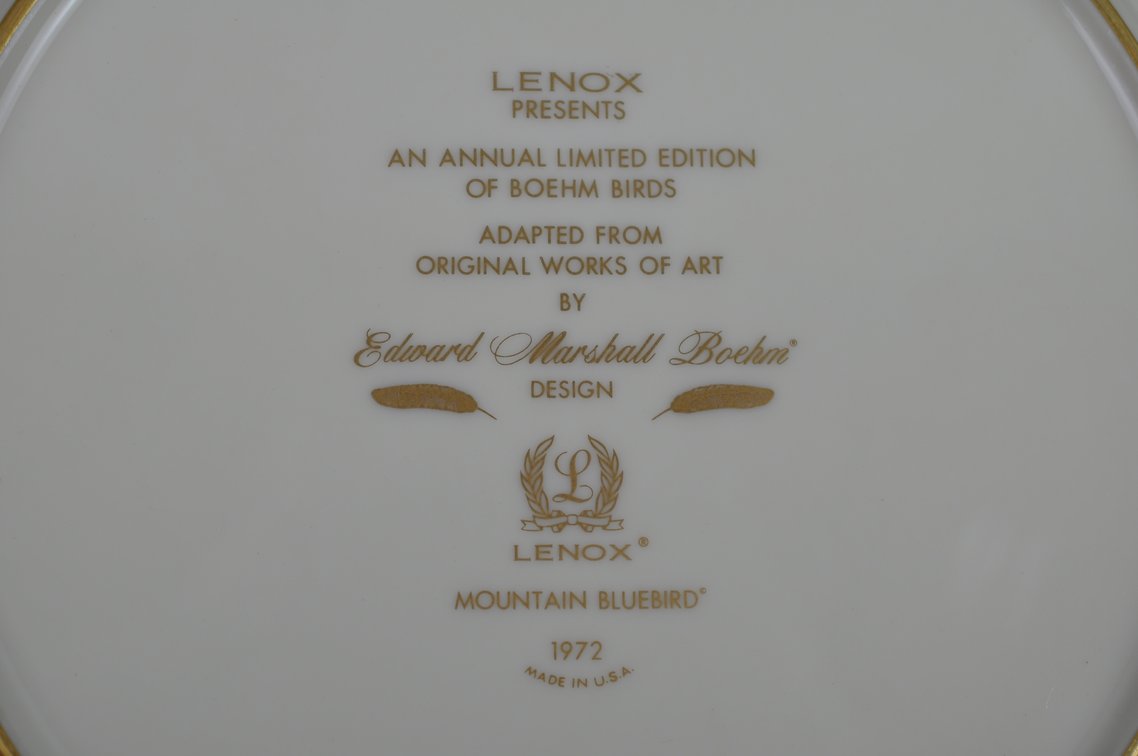 Lenox/Boehm Annual Bird Plates Collection, photo 44 of 104