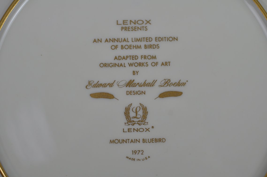 Lenox/Boehm Annual Bird Plates Collection, photo 49 of 104