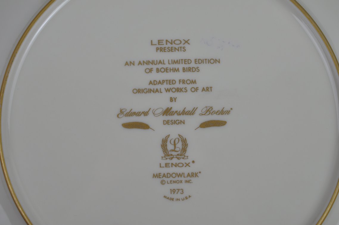 Lenox/Boehm Annual Bird Plates Collection, photo 59 of 104