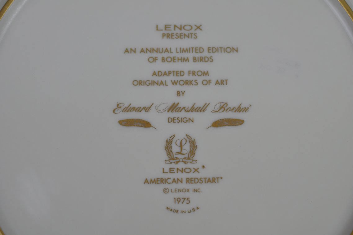 Lenox/Boehm Annual Bird Plates Collection, photo 84 of 104