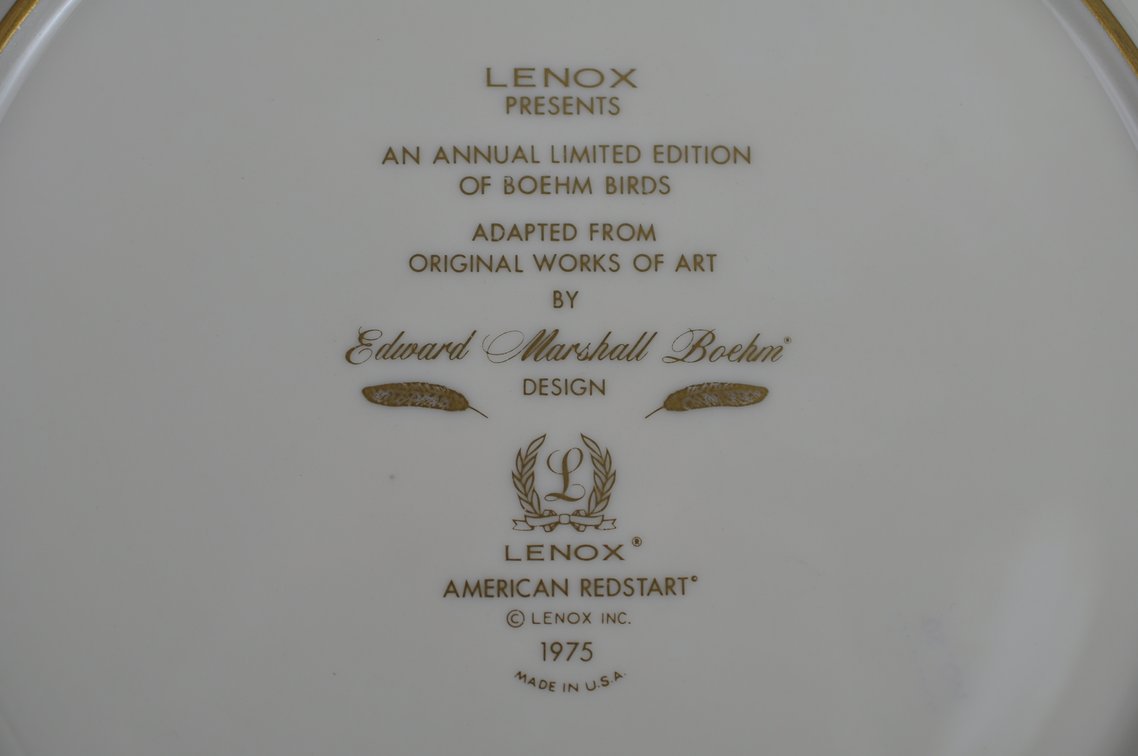 Lenox/Boehm Annual Bird Plates Collection, photo 89 of 104
