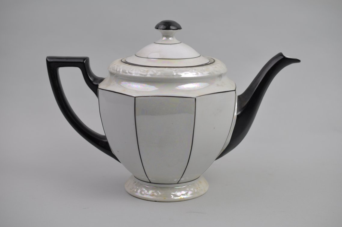 Czechoslovakia PALT White Pearl Tea Set