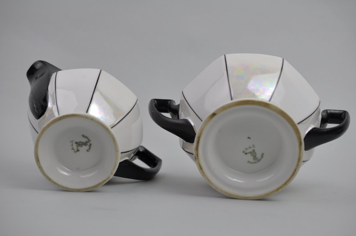 Czechoslovakia PALT White Pearl Tea Set, photo 21 of 55