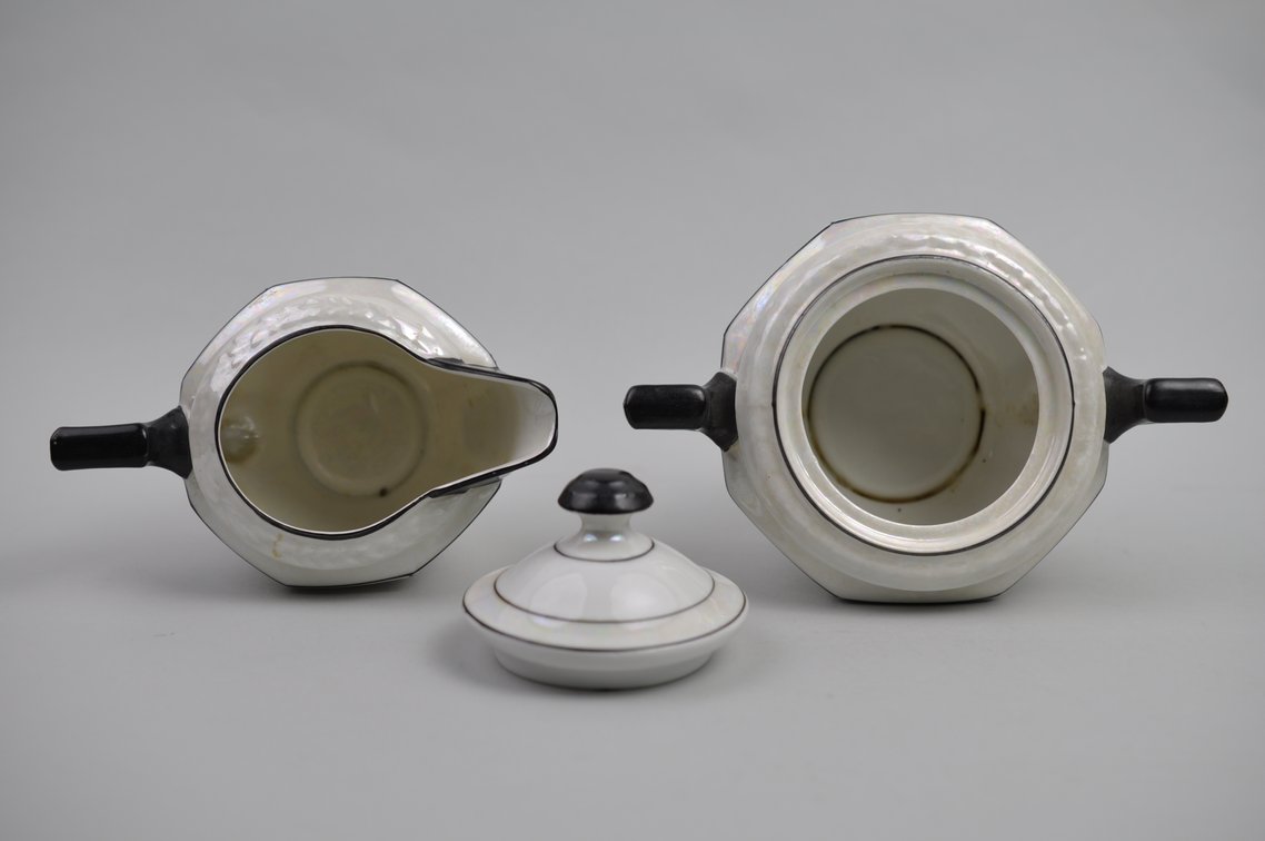 Czechoslovakia PALT White Pearl Tea Set, photo 17 of 55
