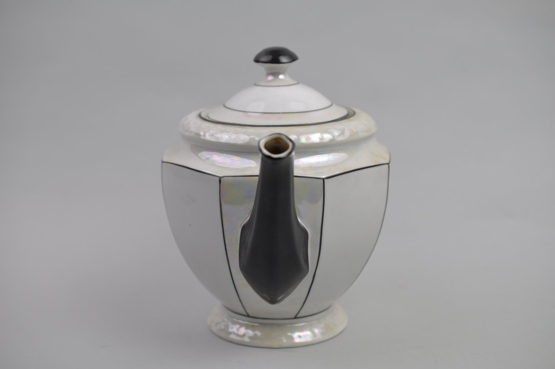 Czechoslovakia PALT White Pearl Tea Set