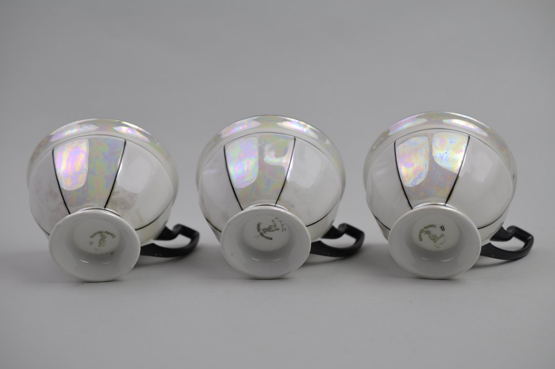 Czechoslovakia PALT White Pearl Tea Set, photo 29 of 55