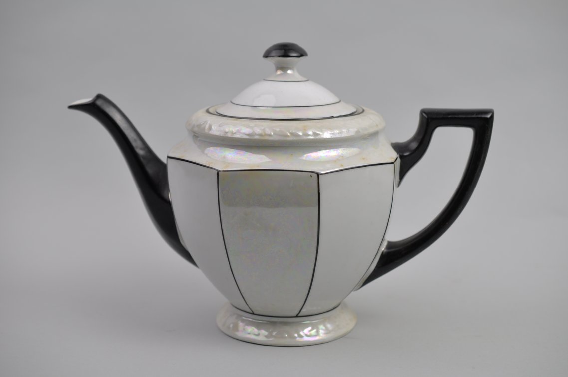 Czechoslovakia PALT White Pearl Tea Set