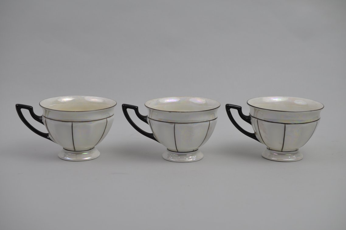 Czechoslovakia PALT White Pearl Tea Set, photo 24 of 55