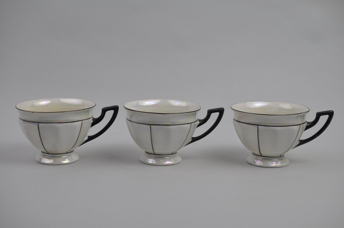 Czechoslovakia PALT White Pearl Tea Set, photo 26 of 55