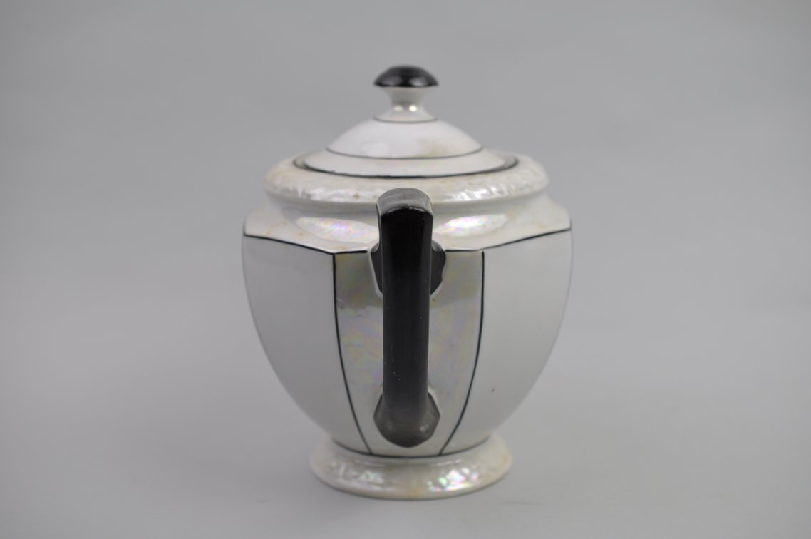 Czechoslovakia PALT White Pearl Tea Set