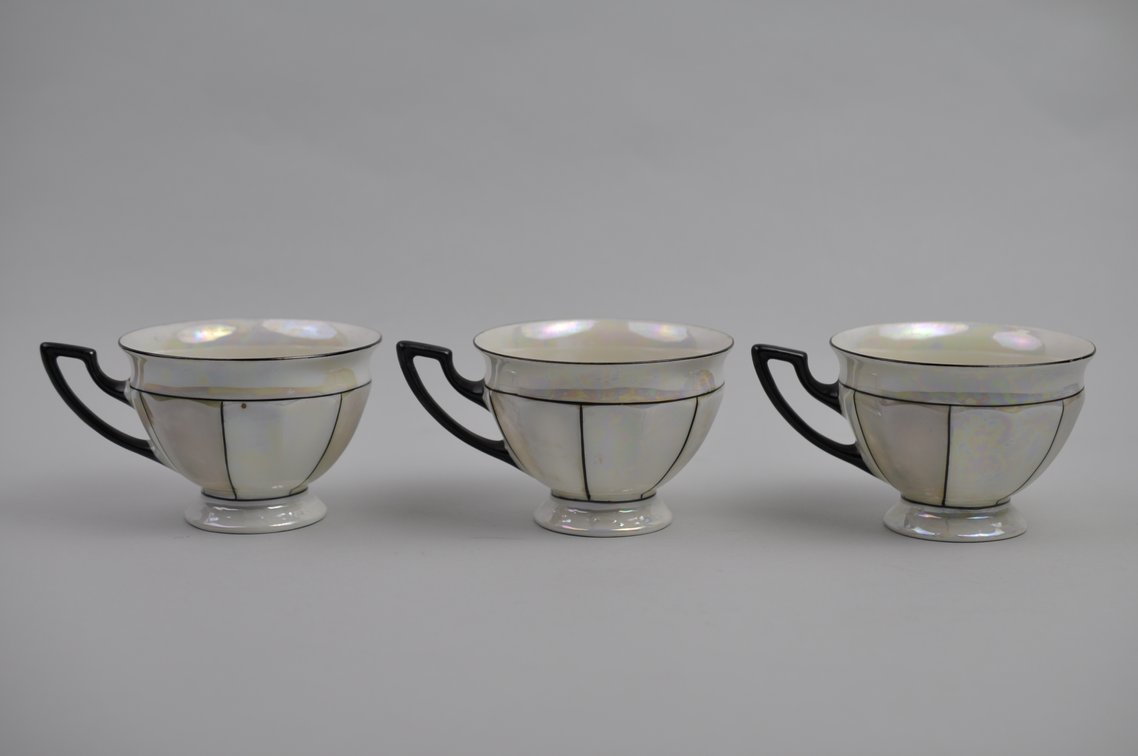 Czechoslovakia PALT White Pearl Tea Set, photo 32 of 55