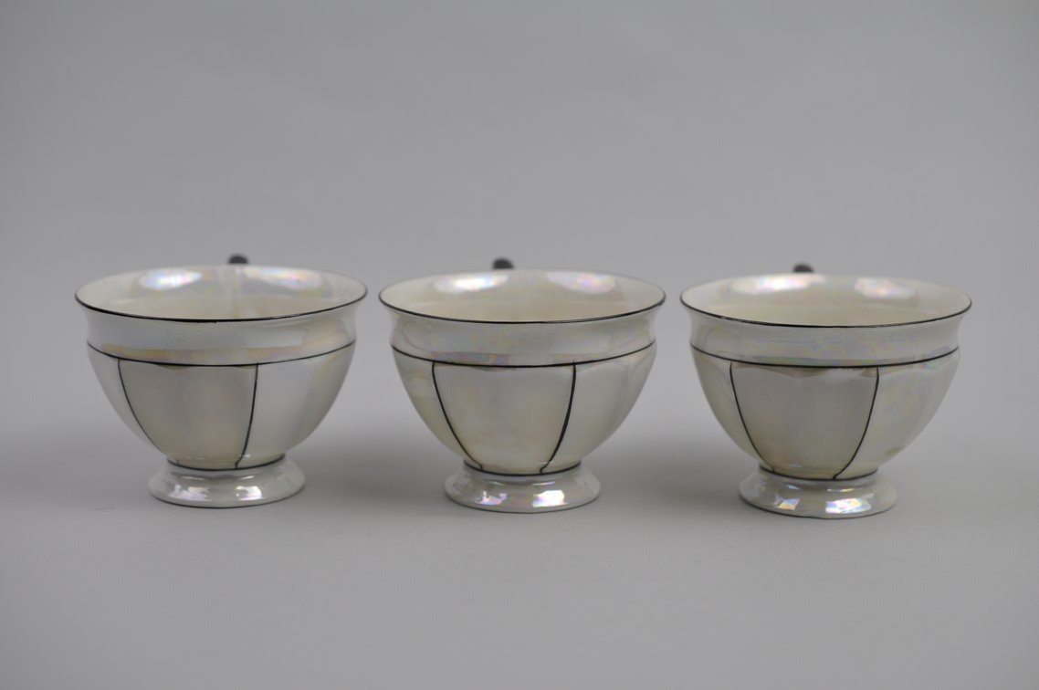Czechoslovakia PALT White Pearl Tea Set, photo 33 of 55