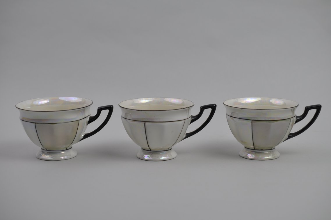 Czechoslovakia PALT White Pearl Tea Set, photo 34 of 55