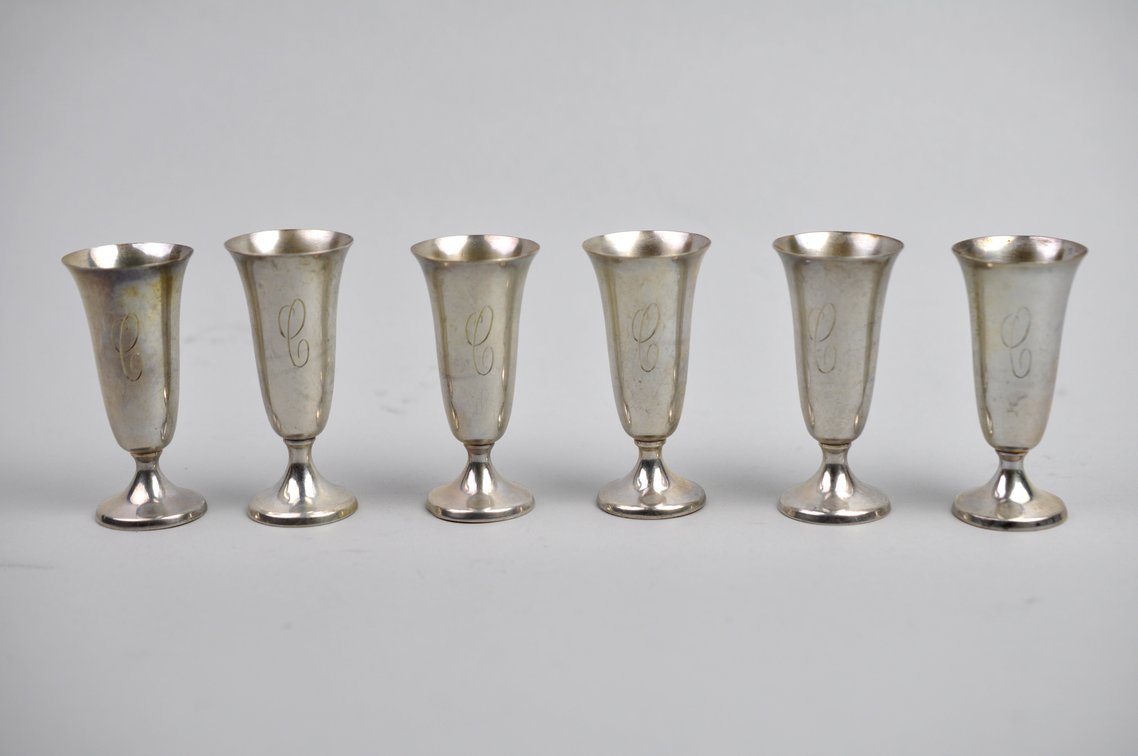 Gorham Sterling Silver Cordial Cups