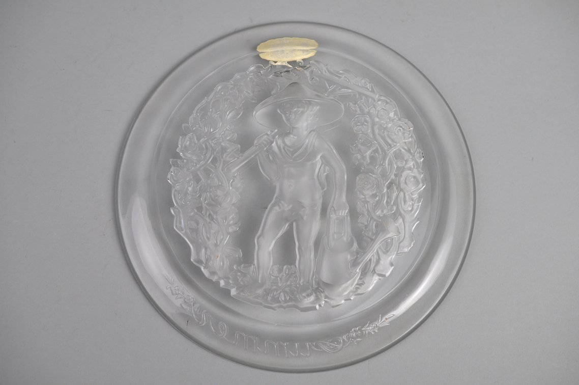 Cristalleries De Vianne Seasons Plates w/COAs