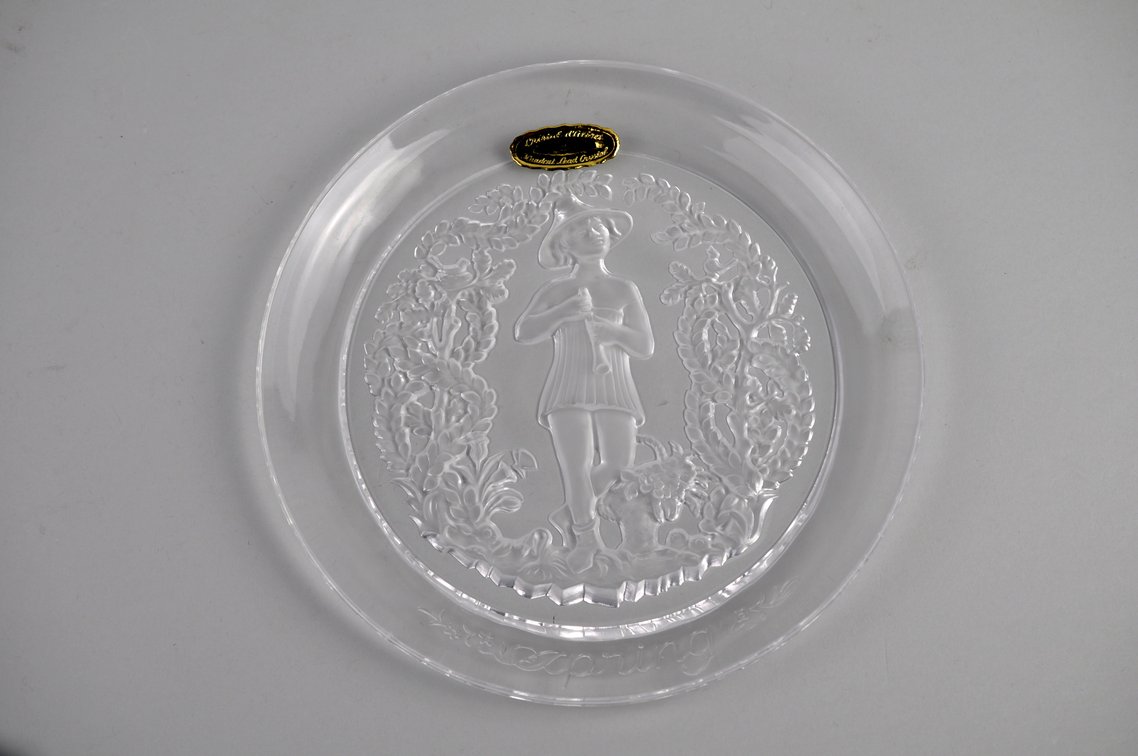 Cristalleries De Vianne Seasons Plates w/COAs, photo 10 of 52